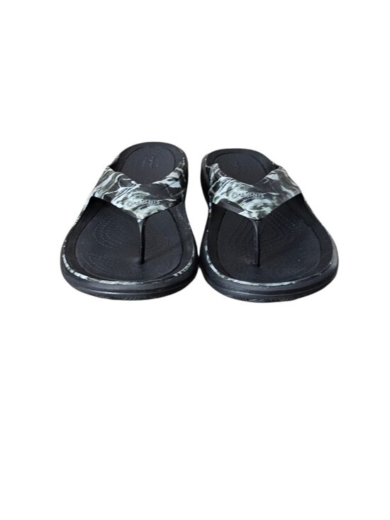 Crocs Men\'s Swiftwater Wave Mossy Oak Elements Flip Flops Camo Sandals Size 11 main image 4